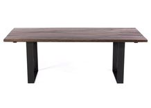 The Soho Reclaimed Wood Dining Table - Dark Walnut 2 small