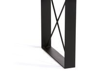 The Soho Reclaimed Wood Dining Table - Dark Walnut 4 small