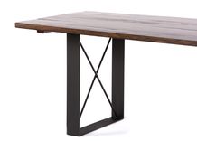 The Soho Reclaimed Wood Dining Table - Dark Walnut 3 small