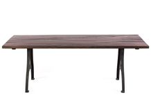 The Williamsburg Reclaimed Wood Dining Table - Dark Walnut 2 small