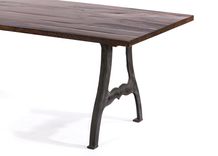 The Williamsburg Reclaimed Wood Dining Table - Dark Walnut 3 small