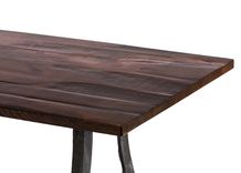 The Williamsburg Reclaimed Wood Dining Table - Dark Walnut 4 small