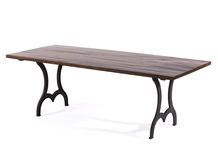 The Geneva Reclaimed Wood Dining Table - Dark Walnut 1 small