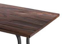 The Geneva Reclaimed Wood Dining Table - Dark Walnut 3 small