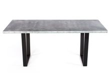 Zinc Table Zinc Dining Table - The Trenton Zinc Dining Table 4 small