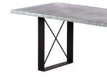 Zinc Table Zinc Dining Table - The Soho Zinc Dining Table 4 small