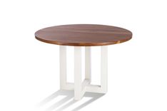 Oslo Wood Round Top Dining Table 1 small