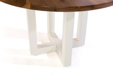 Oslo Wood Round Top Dining Table 3 small
