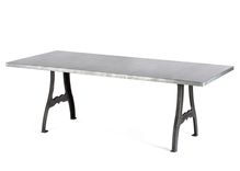 Zinc Table  Zinc Dining Table - Williamsburg  Zinc Top Table 1 small