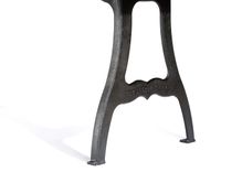 Zinc Table  Zinc Dining Table - Williamsburg  Zinc Top Table 4 small