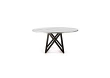 Zinc Table  Zinc Dining Table - The Uptown Round Zinc Top Table By Kingston Krafts 1 small