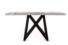 Zinc Table Zinc Dining Table -  The Uptown Rectangular Zinc Top Dining Table 2 small