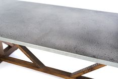 Zinc Table Zinc Dining Table -  French Trestle Zinc Top Table 6 small
