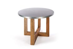 Zinc Table  Zinc Dining Table - Winston Oval Zinc Top Table 2 small