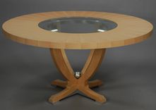 Urn Dining Table With Center Glass Insert 1 small
