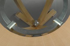 Urn Dining Table With Center Glass Insert 3 small