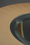 Urn Dining Table With Center Glass Insert 6 small