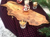 Natural Burl Wood Charcuterie Or Serving Board 2 small