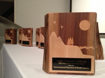 Salvaged, Locally Harvested Walnut Award Plaque 1 small