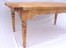 Antique Style Farm Table With Drop Leaf Extensions - On Sale 3 small