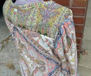 Paisley Office Blouse 3 small
