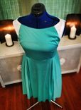 Turquoise Stretch Dress (With Pockets) 3 small
