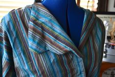 Asymmetrical Blouse And Green Skirt (Retro Combo) 3 small