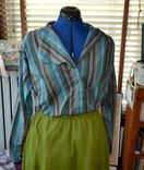 Asymmetrical Blouse And Green Skirt (Retro Combo) 4 small