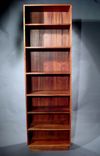 Solid Ribbon Cut Sapele Book Case 1 small
