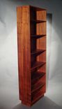Solid Ribbon Cut Sapele Book Case 2 small