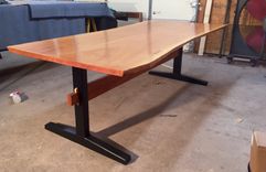 Live Edge Cherry Table With Maple And Cherry Base 4 small