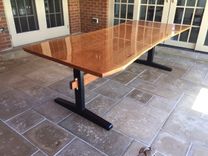 Live Edge Cherry Table With Maple And Cherry Base 1 small