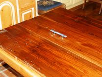 Reclaimed Antique Barnwood Door Breakfast Table Desk 3 small