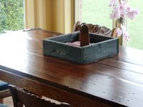 Reclaimed Antique Barnwood Door Breakfast Table Desk 6 small