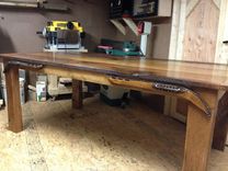 Reclaimed Barnwood Dining Table 4 small