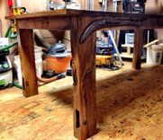 Reclaimed Barnwood Dining Table 5 small