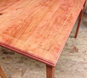 Writing Desk Cherry With Oak Inlay 2 small