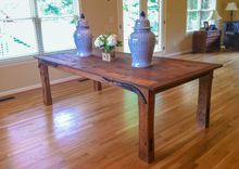Dining Table Reclaimed Oak Barnwood 4 small