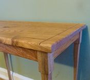 Side Table Reclaimed Oak And Cherry With Inlay 3 small