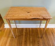 Side Table Reclaimed Oak And Cherry With Inlay 2 small