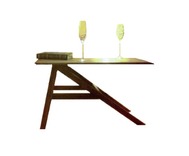 Modern Reclaimed White Oak Coffee / End Table 1 small