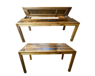 Kitchen Table/Desk Reclaimed Barnwood Oak And Cherry 5 small