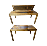 Kitchen Table/Desk Reclaimed Barnwood Oak And Cherry 1 small
