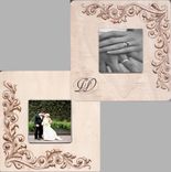 Set Of Woodburn Pyrography Art Picture Frames 1 small