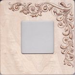 Set Of Woodburn Pyrography Art Picture Frames 3 small