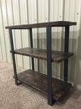 Two Shelf Hall Table With Flat Steel Frame 4 small