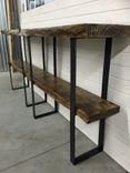 Two Shelf Hall Table With Flat Steel Frame 5 small