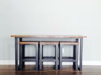 Metal Stool With Wood Top 6 small