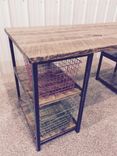 Reclaimed Wood Desk With Metal Frame 5 small