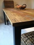 Dining Room Table With Metal Frame 2 small